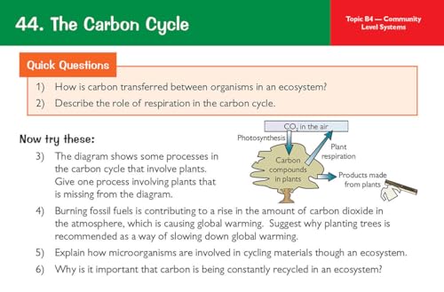 CGP Books - New 9-1 GCSE Biology OCR Gateway Revision Question Cards - image 2