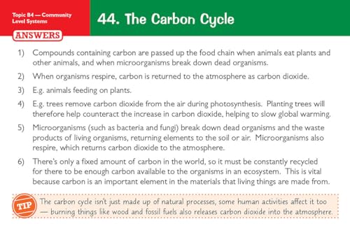 CGP Books - New 9-1 GCSE Biology OCR Gateway Revision Question Cards - image 3