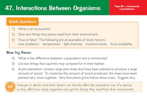 CGP Books - New 9-1 GCSE Biology OCR Gateway Revision Question Cards - image 8