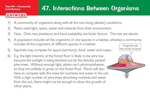 CGP Books - New 9-1 GCSE Biology OCR Gateway Revision Question Cards - image 9