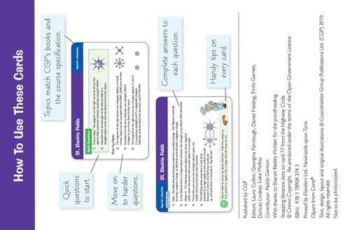 CGP Books - New 9-1 GCSE Physics OCR Gateway Revision Question Cards - image 2
