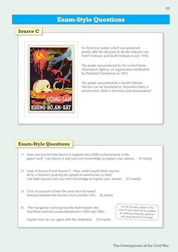 CGP Books - New Grade 9-1 GCSE History AQA Topic Guide - Conflict and image 6