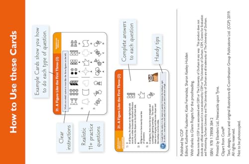 CGP Books - New 11+ CEM Non-Verbal Reasoning Practice Question Cards - image 2