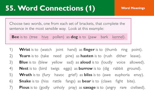 CGP Books - New 11+ GL Verbal Reasoning Practice Question Cards - Ages image 7