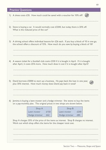 CGP Books - New Functional Skills Maths: City & Guilds Level 1 - Study image 2