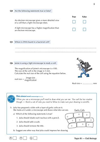 CGP Books - New GCSE Combined Science AQA - Foundation: Grade 1-3 Targ image 3