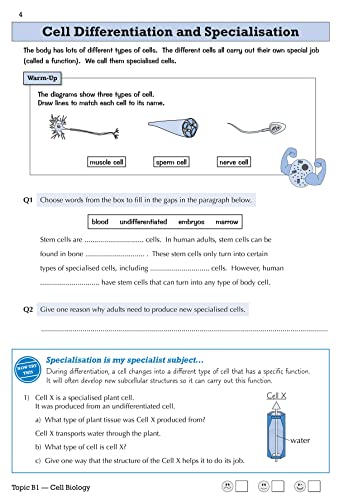 CGP Books - New GCSE Combined Science AQA - Foundation: Grade 1-3 Targ image 4