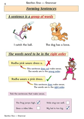 CGP Books - New KS1 English Targeted Study & Question Book - Year 1 - image 2