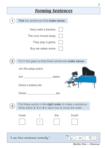CGP Books - New KS1 English Targeted Study & Question Book - Year 1 - image 3