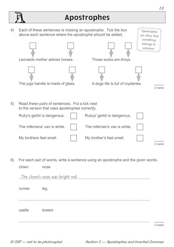 CGP Books - New KS2 English SAT Buster Foundation: Punctuation (for th image 3