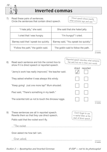 CGP Books - New KS2 English SAT Buster Foundation: Punctuation (for th image 8