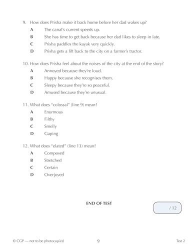 CGP Books - New 11+ CEM 10-Minute Tests: Comprehension - Ages 9-10 (wi image 5