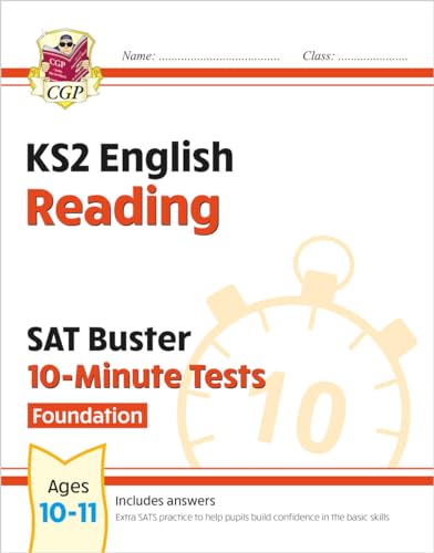 CGP Books - New KS2 English SAT Buster 10-Minute Tests: Reading - Foun image 1