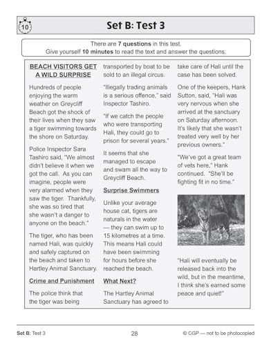 CGP Books - New KS2 English SAT Buster 10-Minute Tests: Reading - Foun image 2
