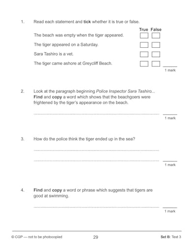 CGP Books - New KS2 English SAT Buster 10-Minute Tests: Reading - Foun image 3