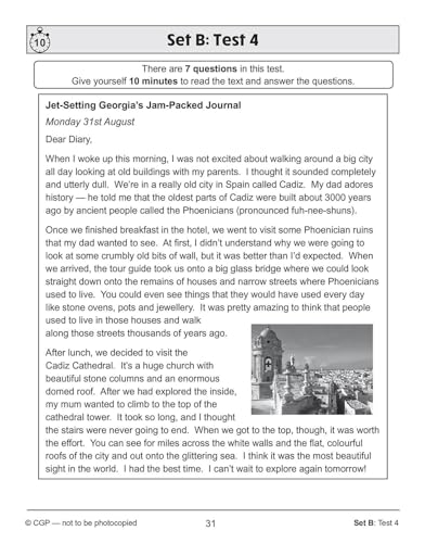 CGP Books - New KS2 English SAT Buster 10-Minute Tests: Reading - Foun image 5