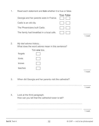 CGP Books - New KS2 English SAT Buster 10-Minute Tests: Reading - Foun image 6