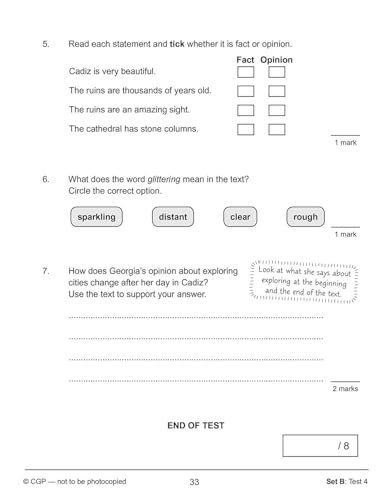 CGP Books - New KS2 English SAT Buster 10-Minute Tests: Reading - Foun image 7