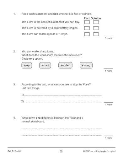 CGP Books - New KS2 English SAT Buster 10-Minute Tests: Reading - Foun image 9