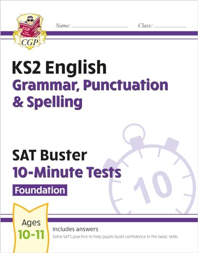 CGP Books - New KS2 English SAT Buster 10-Minute Tests: Grammar, Punct image 1