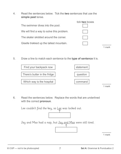 CGP Books - New KS2 English SAT Buster 10-Minute Tests: Grammar, Punct image 7