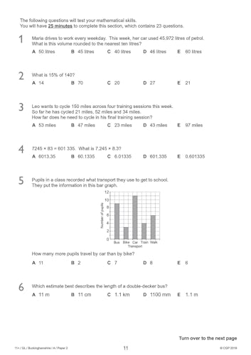 CGP Books - New Buckinghamshire 11+ GL Practice Papers: Secondary Tran image 8