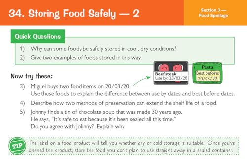 CGP Books - New Grade 9-1 GCSE Food Preparation & Nutrition WJEC Eduqa image 8