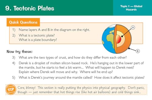CGP Books - New Grade 9-1 GCSE Geography OCR B Revision Question Cards image 3