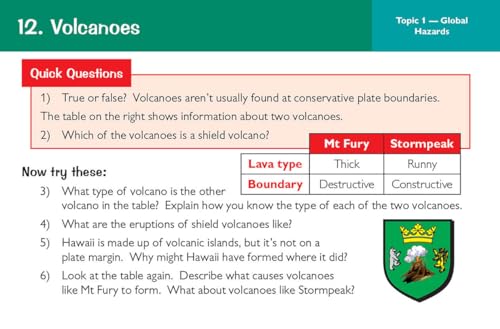 CGP Books - New Grade 9-1 GCSE Geography OCR B Revision Question Cards image 9