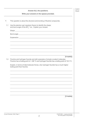 CGP Books - A-Level Chemistry AQA Practice Papers - Paperback image 3