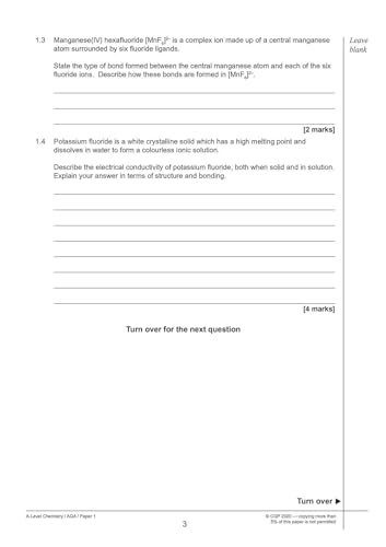 CGP Books - A-Level Chemistry AQA Practice Papers - Paperback image 4