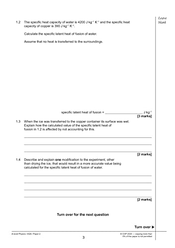 NEW ALEVEL PHYSICS AQA PRACTICE PAPERS F - Paperback image 4