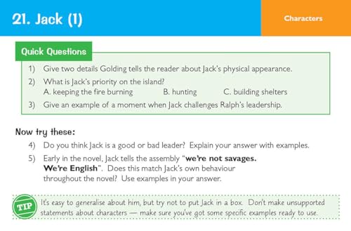 CGP Books - New Grade 9-1 GCSE English - Lord of the Flies Revision Qu image 5