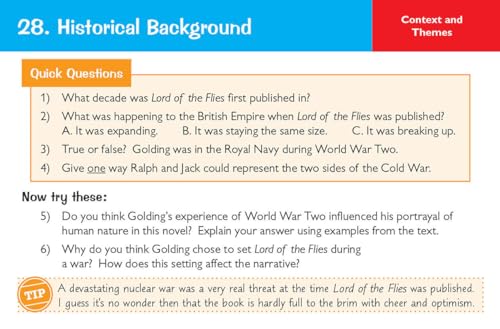 CGP Books - New Grade 9-1 GCSE English - Lord of the Flies Revision Qu image 7