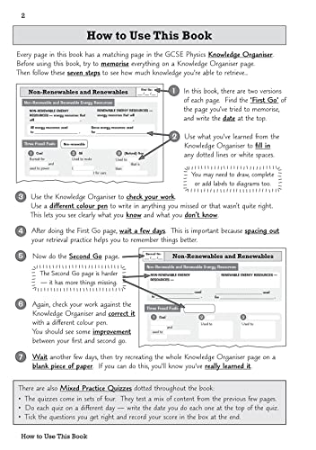 CGP Books - GCSE Physics AQA Knowledge Retriever - Paperback image 2
