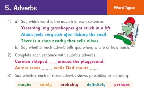 CGP Books - New KS2 English Practice Question Cards: Grammar, Punctuat image 2