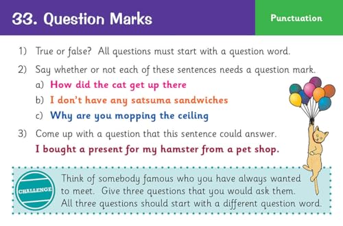 CGP Books - New KS2 English Practice Question Cards: Grammar, Punctuat image 7