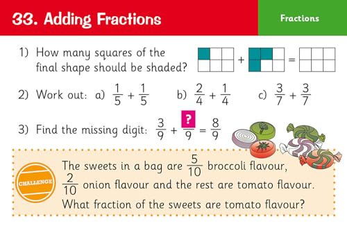 CGP Books - New KS2 Maths Practice Question Cards - Year 3 - Hardback image 4