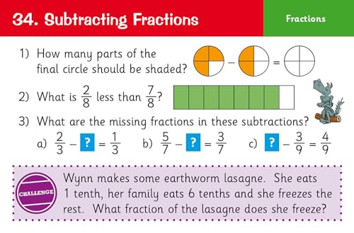 CGP Books - New KS2 Maths Practice Question Cards - Year 3 - Hardback image 6