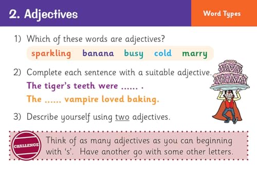 CGP Books - New KS2 English Practice Question Cards: Grammar, Punctuat image 3
