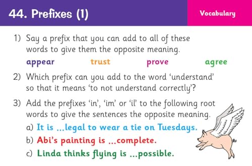 CGP Books - New KS2 English Practice Question Cards: Grammar, Punctuat image 9