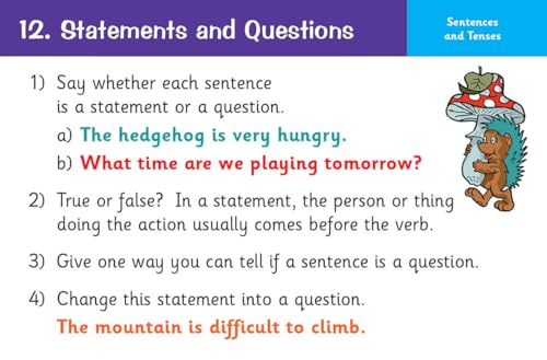 CGP Books - New KS2 English Practice Question Cards: Grammar, Punctuat image 5