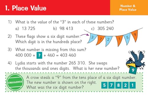 CGP Books - New KS2 Maths Practice Question Cards - Year 5 - Hardback image 3