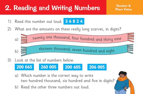 CGP Books - New KS2 Maths Practice Question Cards - Year 5 - Hardback image 5