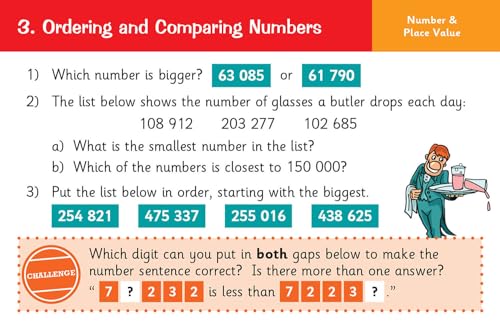 CGP Books - New KS2 Maths Practice Question Cards - Year 5 - Hardback image 7