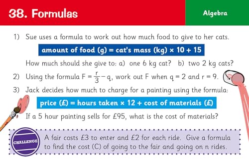 CGP Books - New KS2 Maths Practice Question Cards - Year 6 - Paperback image 2