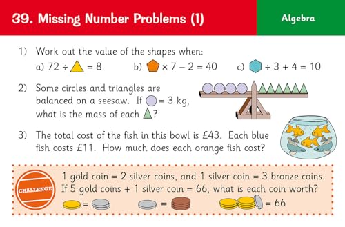 CGP Books - New KS2 Maths Practice Question Cards - Year 6 - Paperback image 4