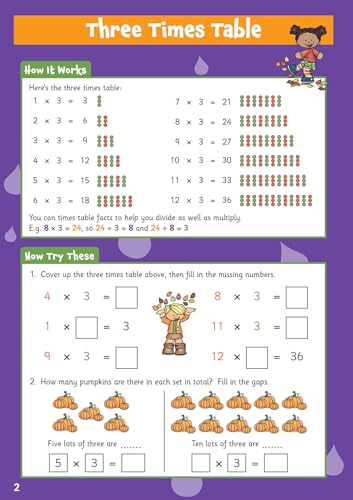 CGP Books - New Times Tables Activity Book for Ages 7-9 - Paperback image 2