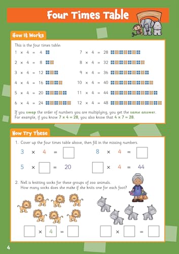 CGP Books - New Times Tables Activity Book for Ages 7-9 - Paperback image 4