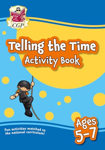 CGP Books - New Telling the Time Activity Book for Ages 5-7 - Paperbac image 1